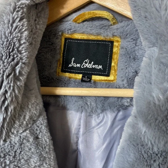 Sam Edelman Gray Teddy Jacket - Picture 2 of 6